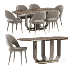 Saber Jewels CRYSTAL Dining Set